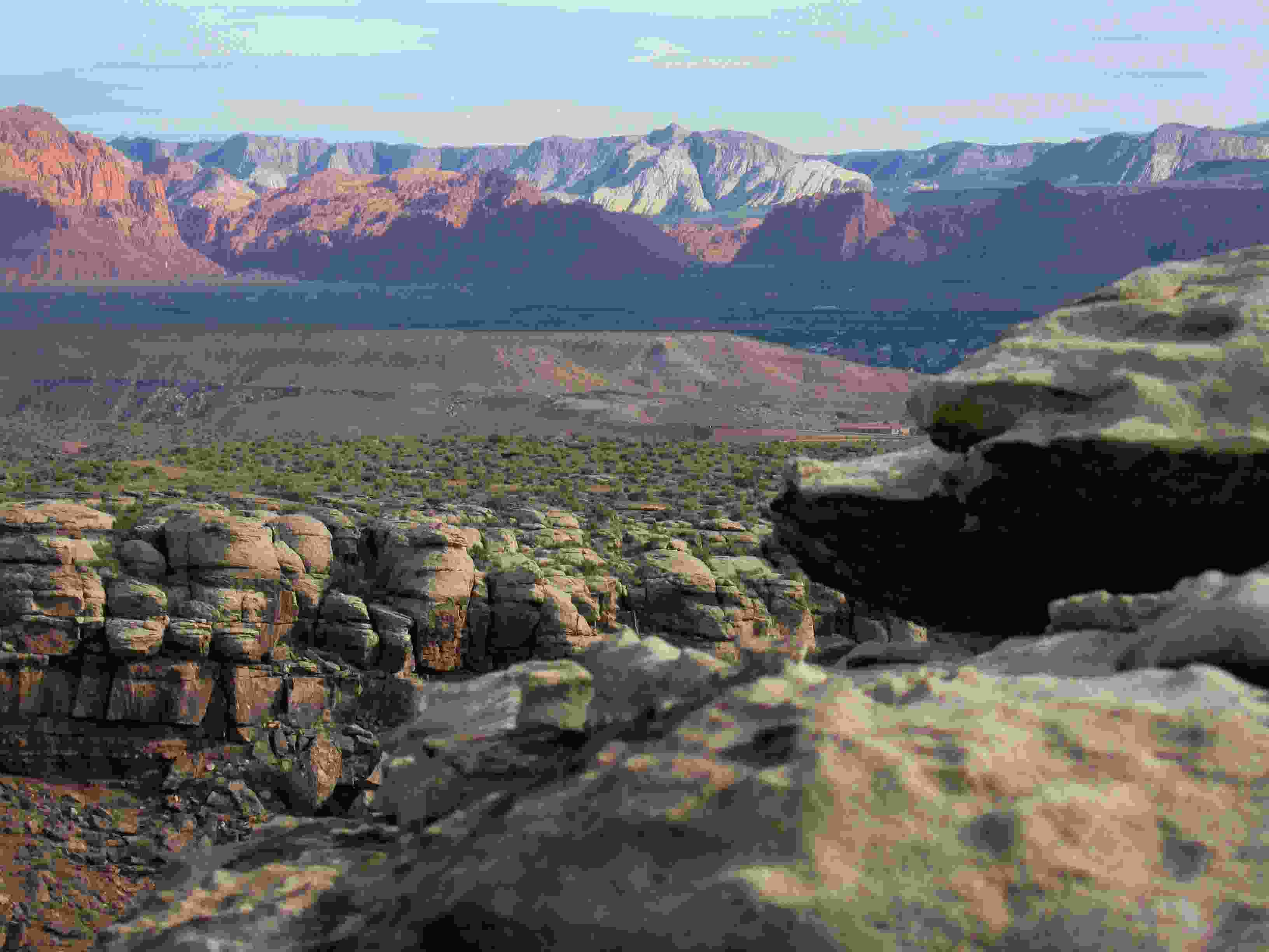 Wide View of the Green Valley Gap in St George Utah