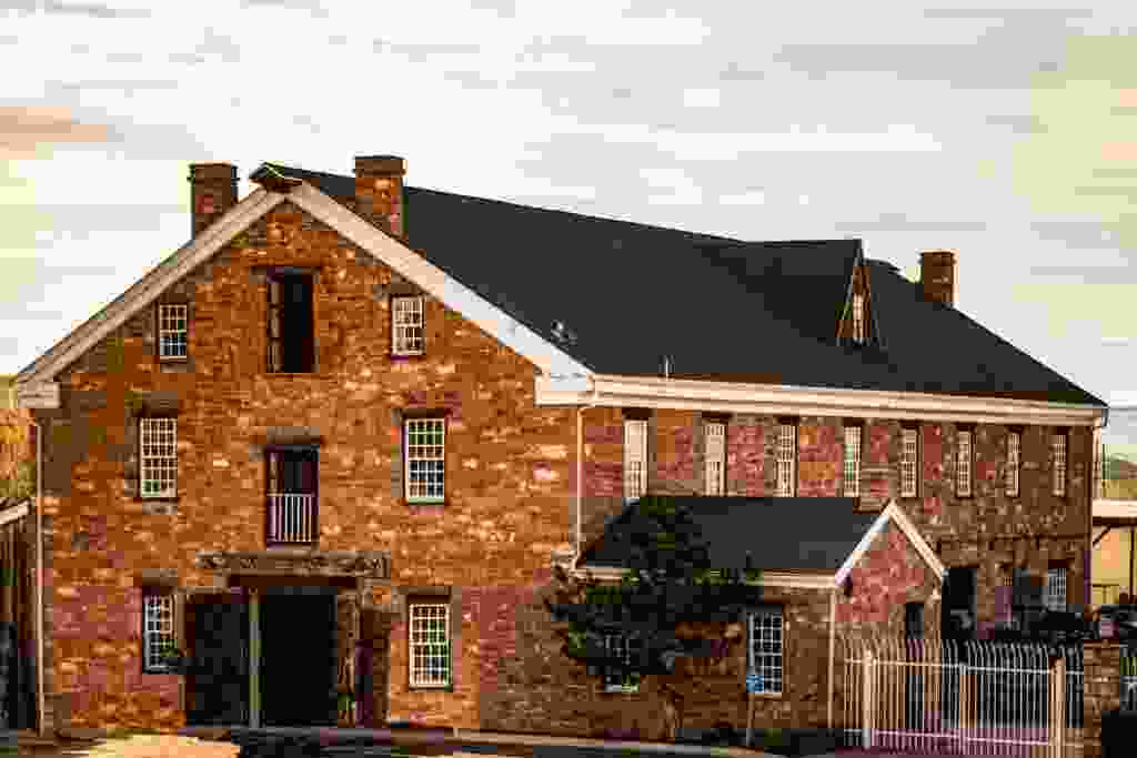 Front view of The Old Cotton Mill in St George Utah