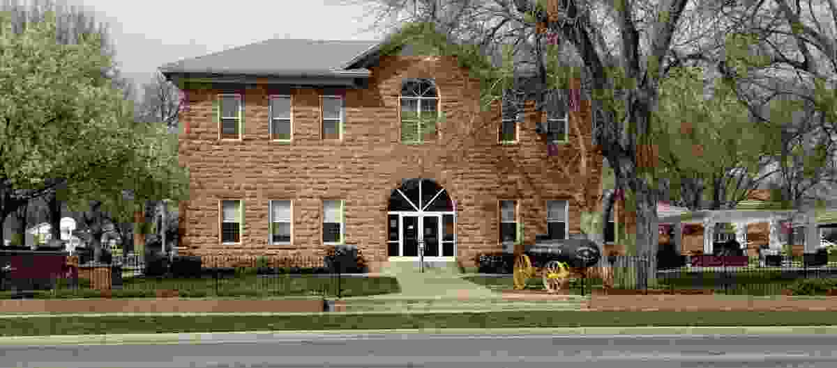 outside view of Washington City Museum and Old School house in St George Utah