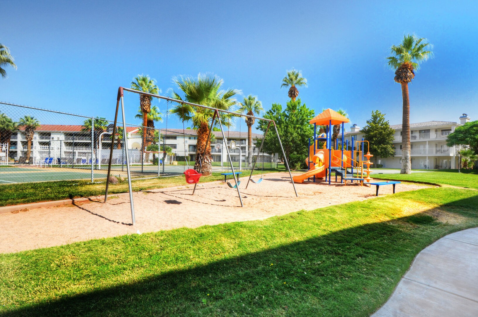 Playground area.